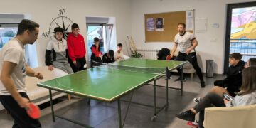 El campeonato de tenis de mesa abre las actividades de las fiestas de San Blas