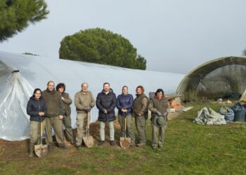 Los alumnos de la AFE de Horticultura y Jardinería de Santa Marta concluyen su formación con los trabajos de mejora del vivero municipal