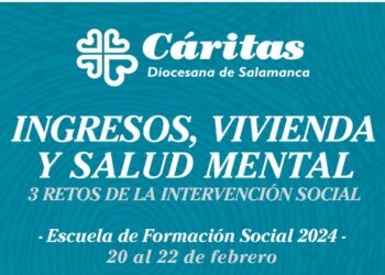 La Escuela de Formación Social de Cáritas analizará la realidad de la vivienda, los ingresos y la salud mental