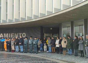 Los ayuntamientos del alfoz de Salamanca se suman al minuto de silencio por la muerte en Barbate de dos guardias civiles en acto de servicio