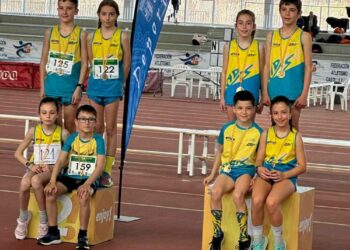 El club de atletismo VelSalamanca logra 26 medallas en la final provincial de Juegos Escolares en pista cubierta