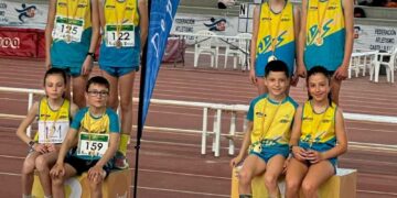 El club de atletismo VelSalamanca logra 26 medallas en la final provincial de Juegos Escolares en pista cubierta