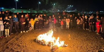 La quema de la sardina ‘Escamitas’ pone fin a las celebraciones del Carnaval en Carbajosa