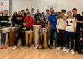 El taller de percusión de Cibercarba marca el ritmo para iniciar el Carnaval en Carbajosa