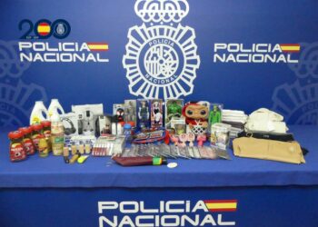 Detenidas cuatro personas por el robo continuado de objetos por un valor superior a 1.500 euros