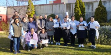 16 desempleados santamartinos concluyen su formación en restauración y horticultura y viverismo como nueva vía de inserción laboral