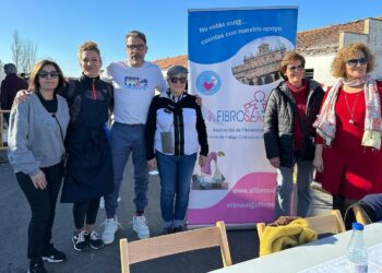 Récord de aportaciones solidarias en la comida festiva de Villamayor, con 1.791,99€ para ayudar a Afibrosal