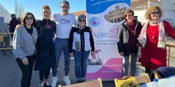 Récord de aportaciones solidarias en la comida festiva de Villamayor, con 1.791,99€ para ayudar a Afibrosal