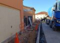 Monterrubio renueva el acerado y la calzada de la avenida de la Ermita y la calle Horno