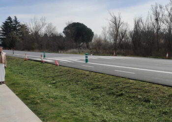 El Ayuntamiento renueva el pavimento de las zonas más transitadas de la Carretera Madrid