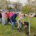 Los escolares de Villamayor concluyen las actividades ambientales por el Día del Árbol