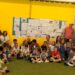 Niños y papás de Aldeatejada participan en la jornada de concienciación sobre el autismo