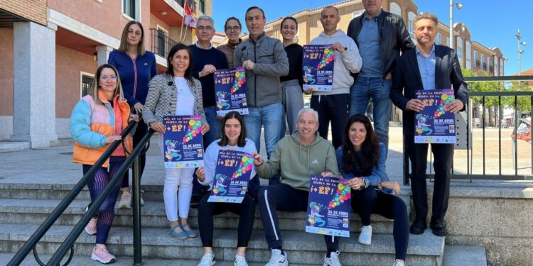 El V Día de la Educación Física en la Calle en Carbajosa reunirá a 1.000 escolares, con M4ría ‘princesa futbolera guerrera’ como protagonista