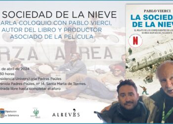 Pablo Vierci compartirá los entresijos de su historia ‘La sociedad de la nieve’ con los escolares del alfoz