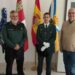 Despedida y agradecimiento a la teniente del Puesto Principal de la Guardia Civil