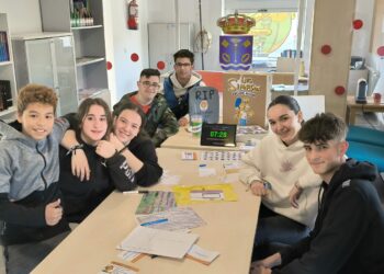 Los jóvenes de Santa Marta ‘salvan’ a los vecinos de Springfield en el escape room de Los Simpson