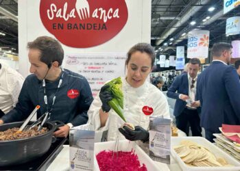 La gastronomía salmantina luce en el Salón Gourmets con las elaboraciones de la Escuela Municipal de Hostelería de Santa Marta