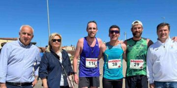 Álvaro Pasan y Verónica Sánchez se imponen en el IX Cross de Aldeatejada