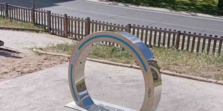 Salamanca instala duchas para perros en tres puntos de la ciudad