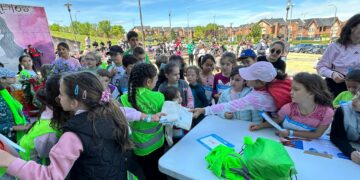 Villamayor se vuelca con los más desfavorecidos colaborando con Unicef en la Marcha del Agua