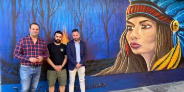 Santa Marta incorpora a su galería urbana la obra ‘La fuerza de la mujer’ del artista Rober Bece