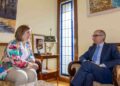 La Diputación de Salamanca recibe a la nueva subdelegada del Gobierno en Salamanca