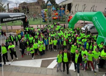 La marea verde contra el cáncer recorre los caminos de Castellanos