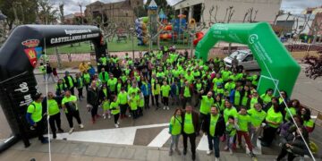 La marea verde contra el cáncer recorre los caminos de Castellanos