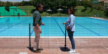 Todo listo en las piscinas municipales para que los vecinos puedan disfrutar de la temporada de baño