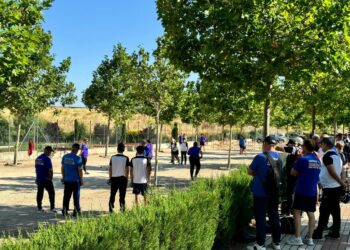 Animado campeonato de petanca de la Liga de Clubes de Castilla y León en Carbajosa