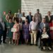 La jornada de convivencia anual de los mayores rinde homenaje a los nueve matrimonios de La Armuña que celebran sus Bodas de Oro