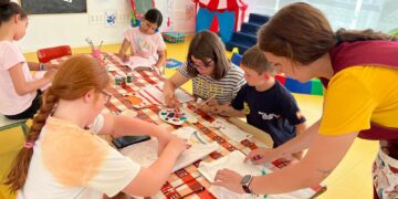 Los pequeños artistas de Monterrubio despliegan su creatividad