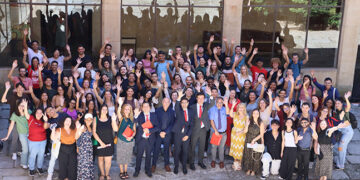 La Universidad recibe a 80 alumnos brasileños para aumentar su formación en la lengua y cultura española