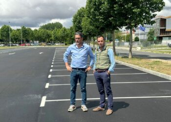 Villamayor invierte más de 30.000 euros en asfaltar el aparcamiento frente al M3 del Parque Científico