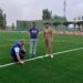 El campo de fútbol de Carbajosa ya luce el nuevo césped artificial