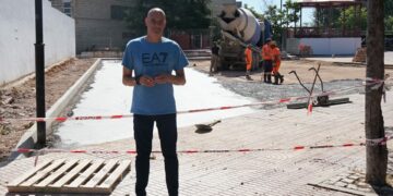 La plaza Tierno Galván amplía su capacidad a más de 4.000 m2 al incorporar la zona del parque biosaludable