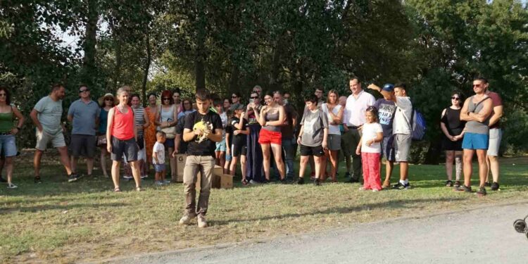Un centenar de personas participan en la suelta de aves realizada por el Centro de Recepción de Fauna Salvaje ‘Las Dunas’ en la Isla del Soto