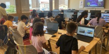 Más de 120 niños de Carbajosa participan en el campamento estival de nuevas tecnologías