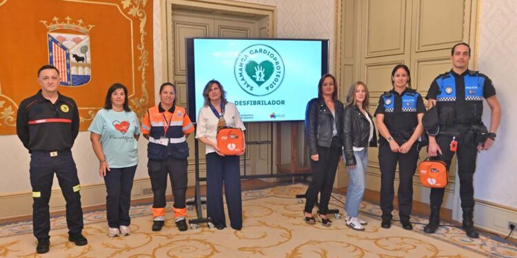 Celebración del Día Mundial del Corazón reforzando el programa Salamanca Cardioprotegida