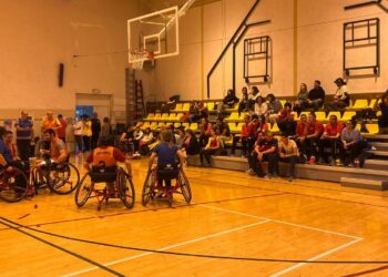 Los alumnos de la AFE ‘Dinamiza Carbajosa’, en el torneo de baloncesto 3×3 adaptado del CRMF para completar su formación en ‘Deporte Adaptado e Inclusivo’