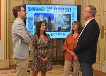 La ONCE dedica el cupón del sábado al Patio Chico, uno de los rincones emblemáticos de Salamanca