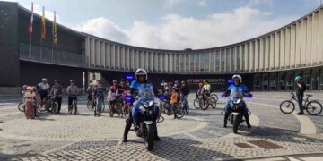 La ruta ciclista cierra las actividades de la Semana Europea de la Movilidad