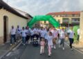 300 vecinos solidarios marchan contra el cáncer en Cabrerizos