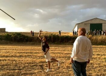 Premio a la fuerza y la destreza en el lanzamiento de azada de Mozodiel