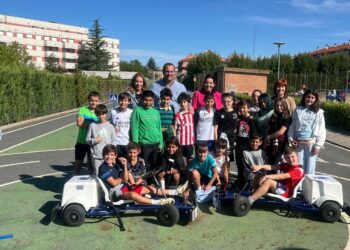 Los escolares de Santa Marta practican Educación Vial en el Parque Infantil de Tráfico