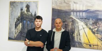 Contraste de luces y sombras en la nueva exposición de acuarelas de la ‘Sala Protagonistas’