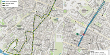 Cortes de tráfico y desvíos por la Carrera Popular de los Mil Pasos