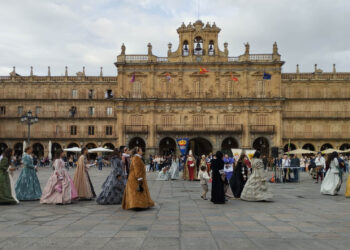 Salamanca recibe con honores al Cortejo Real de las Vísperas Nupciales de Aldeatejada