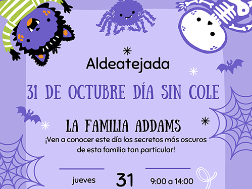 ‘La Familia Adams’ permitirá conciliar el 31 de octubre a las familias de Aldeatejada