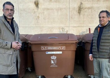 El contenedor marrón de residuos orgánicos llega a Villamayor